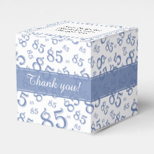 Ballotins 85e Motif de numéro aléatoire bleu/blanc