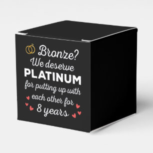 Ballotins 8ème anniversaire Mariage I - Bronze Funny Couple
