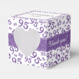 Ballotins 95e Merci Anniversaire Purple Numéro motif 95