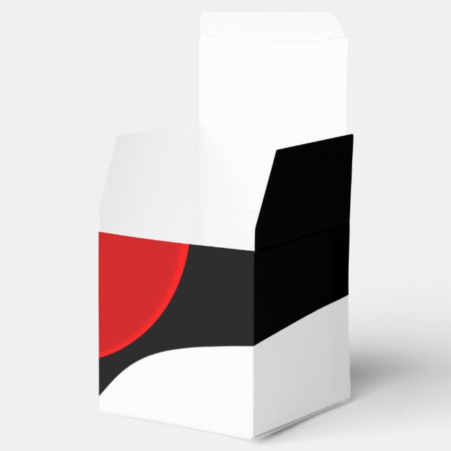 Ballotins À M. Redd : Noir, blanc et rouge Abstraits (Ouvert)