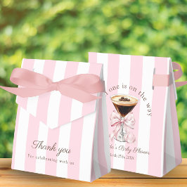 Ballotins A Tini One Martini Pink Bow Baby Shower Gift
