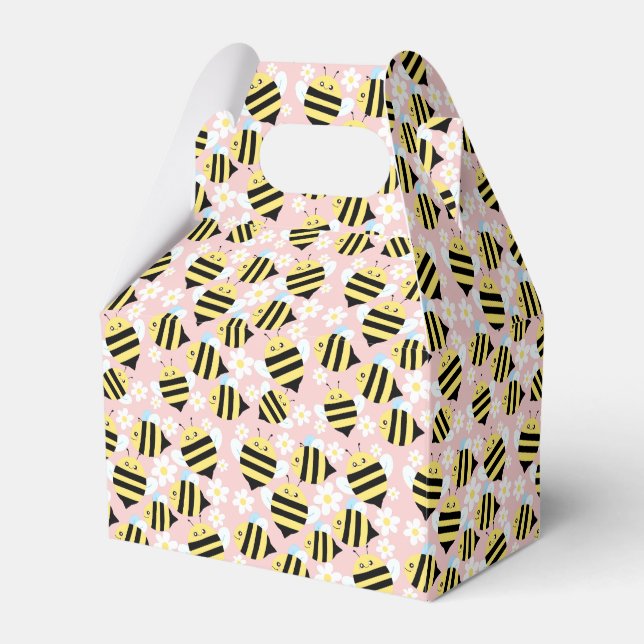 Ballotins Abeilles Et Fleurs Blanches (Verso)