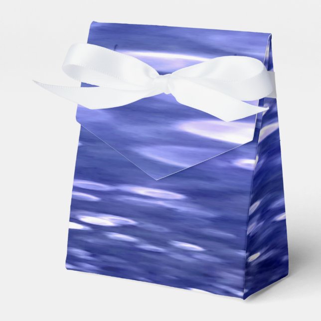 Ballotins Abstrait #3 : Bleu shimmer (Verso)