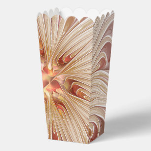 Ballotins Abstrait Moderne Peach Pastel Flower Fractal Art