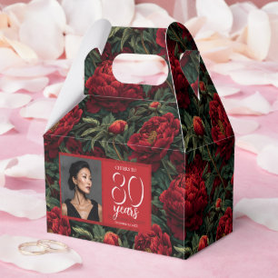 Ballotins Accent de fleur de pivoine élégant pour anniversai