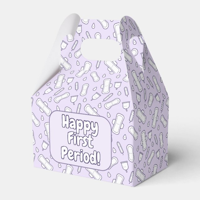 Ballotins Ado fille mignonne violet Tampon Première période (Verso)