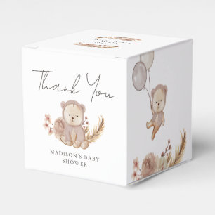 Ballotins Adorable Boho Botanique Sweet Bear Baby shower