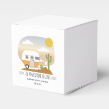Adventure Orange Camper Clothesline Baby shower