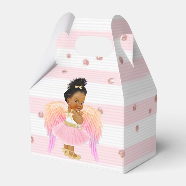 Ballotins African American Girl Ballerina Douche/Anniversair (Verso)
