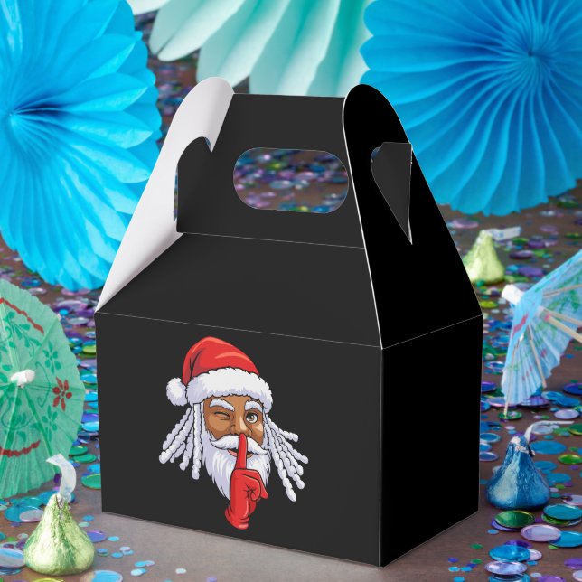Ballotins African American Santa Claus Christmas Party Decor (Fête)