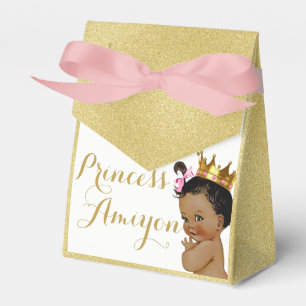 Ballotins African Princess Rose & Gold Shimmer Faveurs