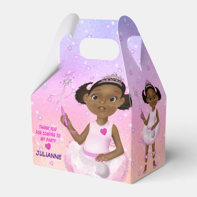Ballotins Afro-Américaine Fairy Princesse Ballerina (Verso)
