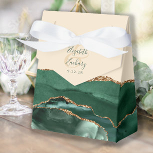 Ballotins Agate Émeraude Vert Or Champagne Beige