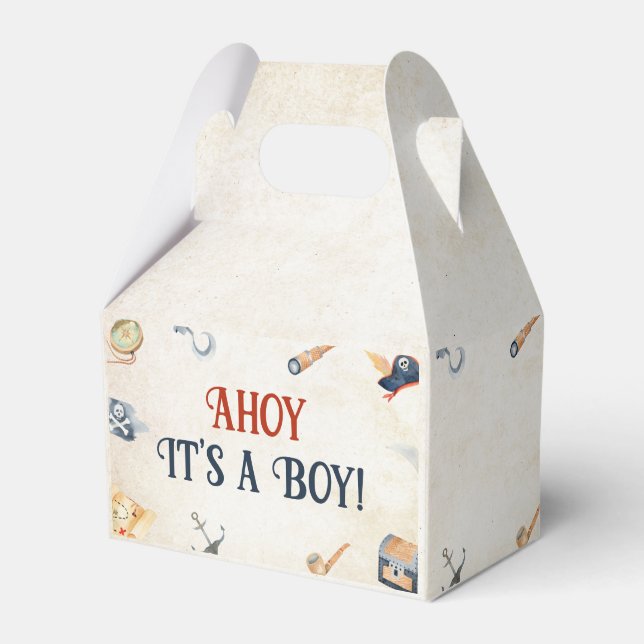 Ballotins Ahoy C'est un Baby shower de pirates (Verso)