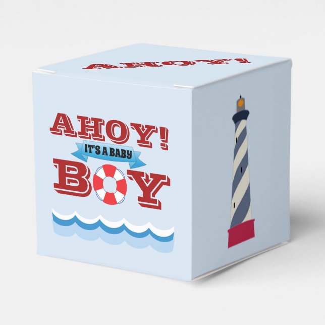 Ballotins Ahoy C'est un bébé garçon (Verso)