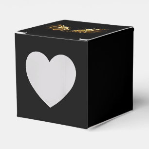 Ballotins Ailes d'Ange d'or sur arrière - plan noir