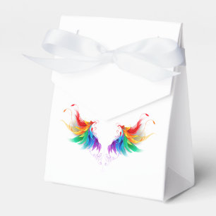 Ballotins Ailes fluffy arc-en-ciel