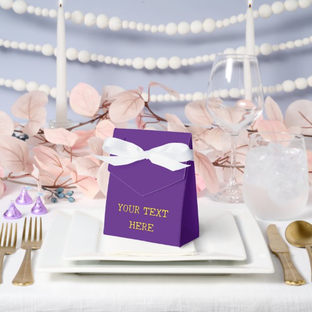 Ballotins AJOUTEZ VOTRE PROPRE TEXTE violet  (Mariage)