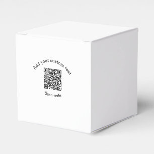 Ballotins Ajoutez votre texte personnalisé code QR de numéri
