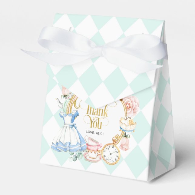 Ballotins Alice tea party merveilleuse anniversaire violet f (Verso)