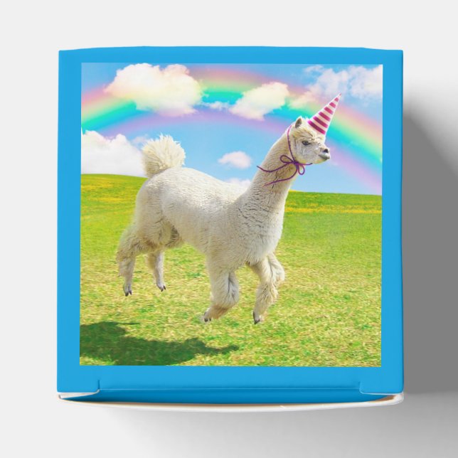 Ballotins Alpaca Unicorne sous ciel ciel (Haut)