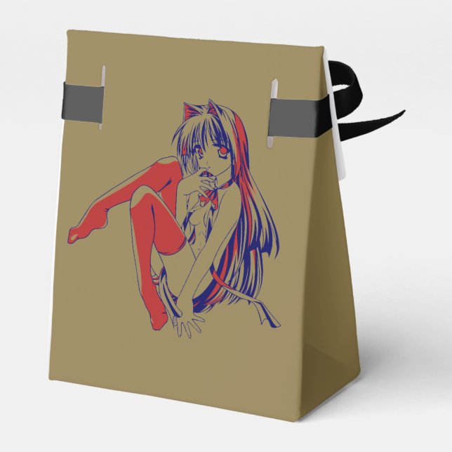 Ballotins Américain Manga Neko Catgirl Kawaii Anime (Arrière)