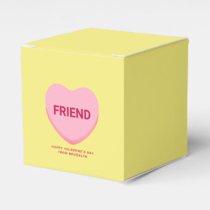 Ballotins Ami conversation jaune rose coeur Valentine