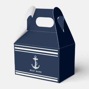 Ballotins Ancre de bateau personnalisée et nom nautique