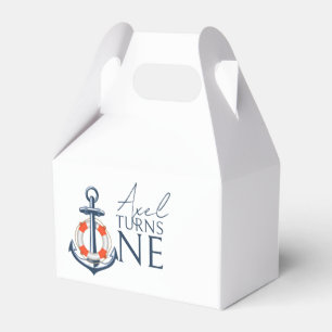 Ballotins Ancre nautique Boîte à sac fête d'anniversaire