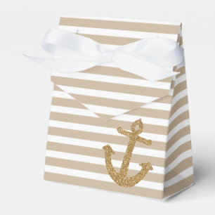 Ballotins Ancre nautique de parties scintillantes d'or