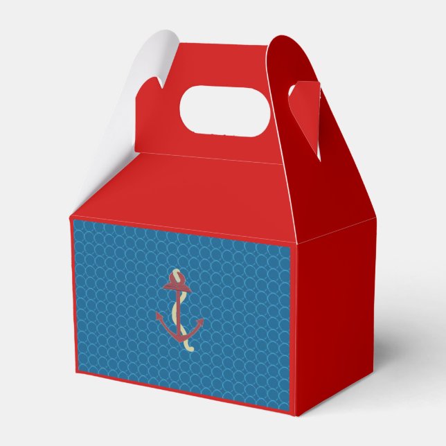 Ballotins Ancre rouge et bleue (Verso)