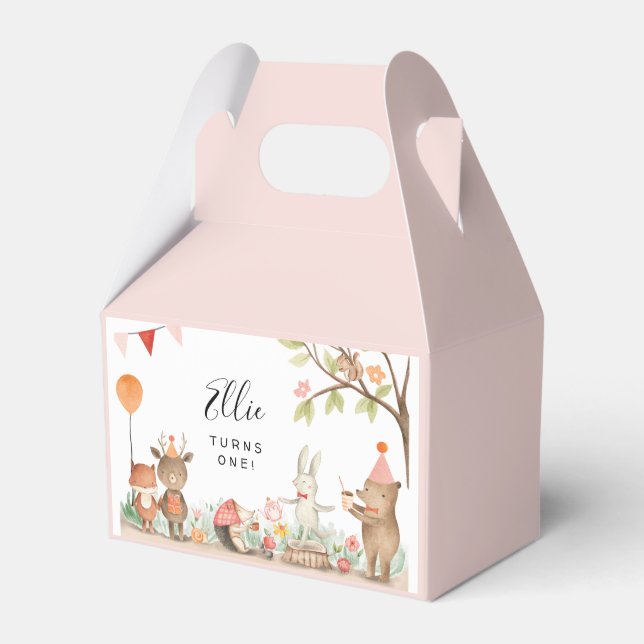 Ballotins Animaux de bois rose Ballotin d'anniversaire (Verso)
