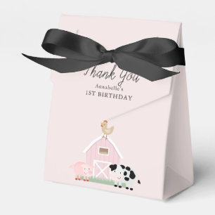 Ballotins Animaux de ferme Barnyard Rose Girl Anniversaire
