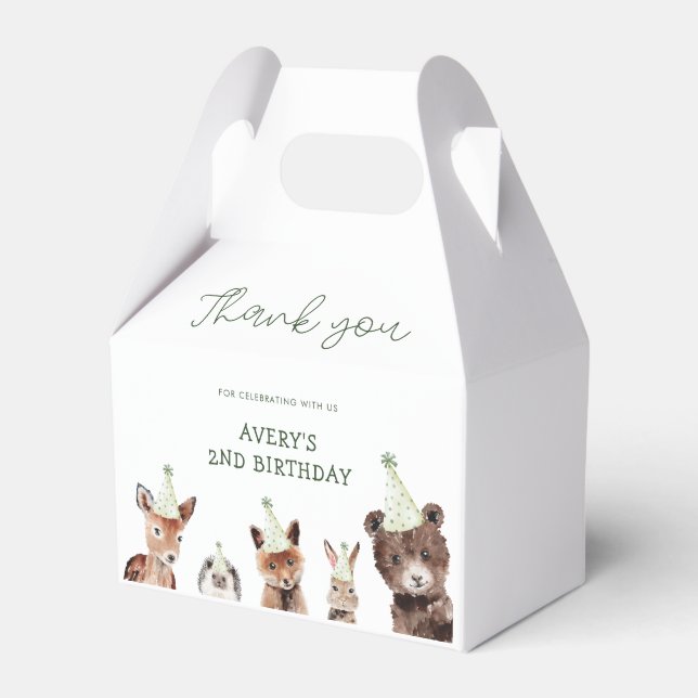 Ballotins Animaux de la fête des bois (Verso)