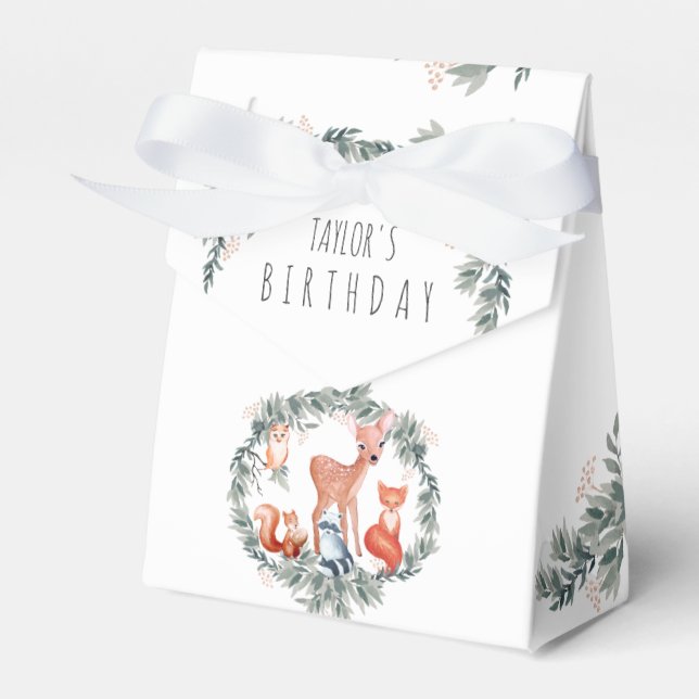 Ballotins Animaux des bois Ballotin d'anniversaire (Verso)