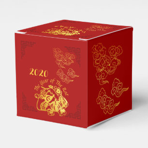 Ballotins Année Golden Chinese Paper-cut Rat 2020 CFB