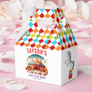 Ballotins Anniversaire 1 an Cirque Carnaval Moderne Mignon