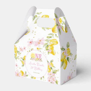 Ballotins Anniversaire 1 an Floral Lemon