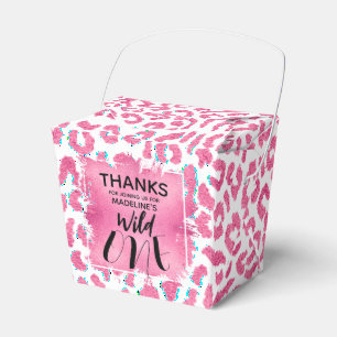 Ballotins Anniversaire 1ère année Pink Leopard Wild One