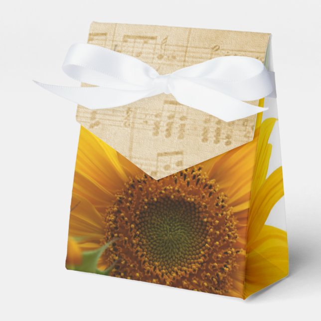 Ballotins Anniversaire Ballotin de tournesol (Verso)