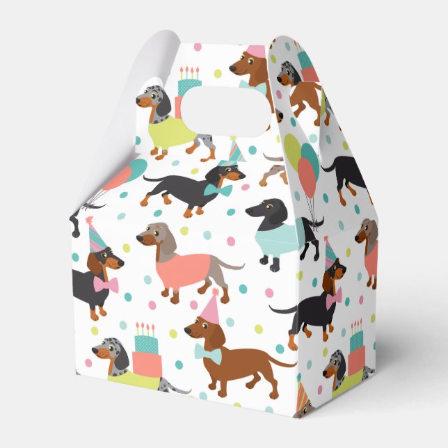 Ballotins Anniversaire de Dachshund (Verso)