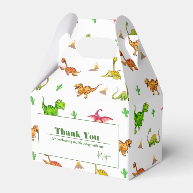 Ballotins Anniversaire de enfant d'aventure Dinosaur Jungle  (Verso)