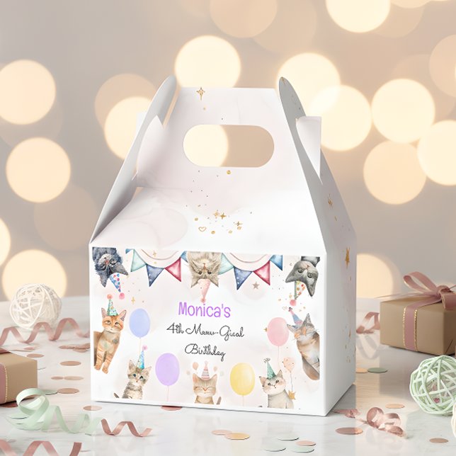 Ballotins Anniversaire de enfant mémiogique des chats de fêt (Créateur téléchargé)
