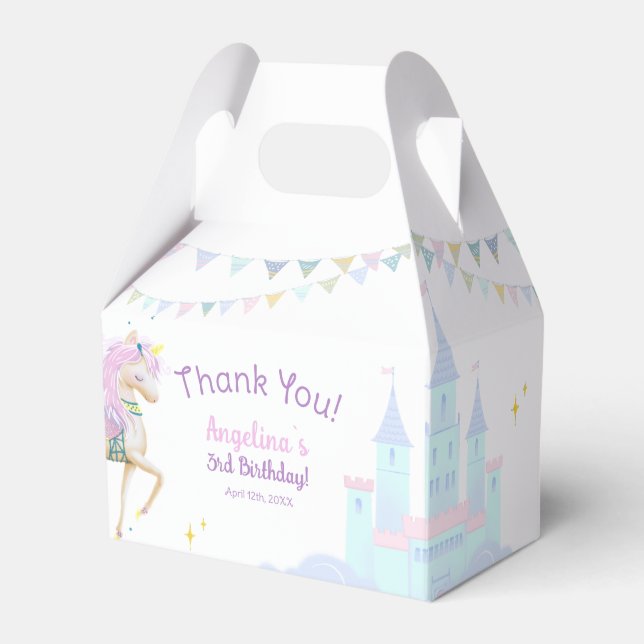Ballotins Anniversaire de la licorne ballotin. (Verso)