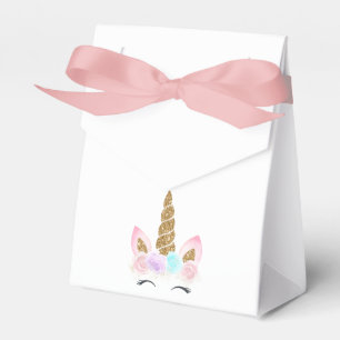 Ballotins Anniversaire de l'Unicorne rose et or