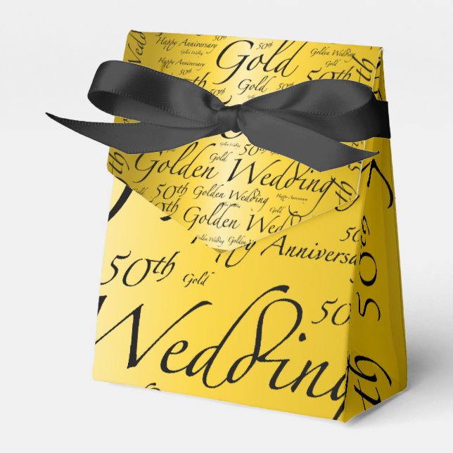 Ballotins Anniversaire du Mariage d'or (Verso)