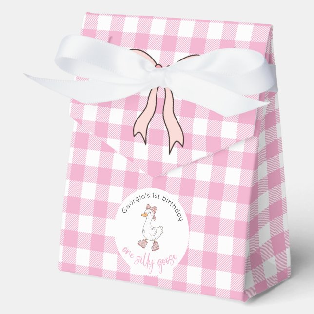 Ballotins Anniversaire d'une oie sotte rose (Recto)