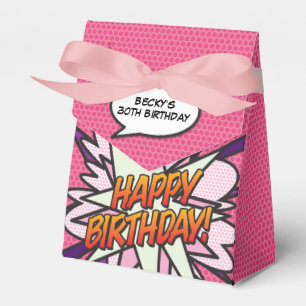 Ballotins Anniversaire Fille Drôle Rose Bande Dessinée Moder