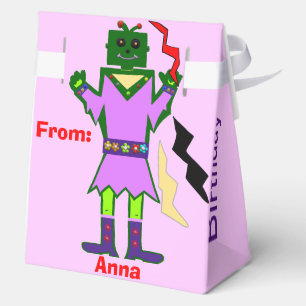 Ballotins Anniversaire Fille Robot Pink vaisseau spatial