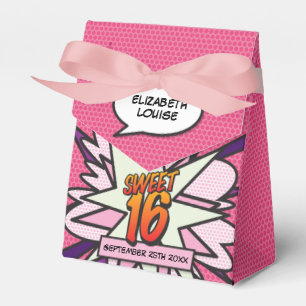 Ballotins Anniversaire Fun Girly Rose Bande Dessinée Moderne